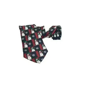 Vintage Ugly Funny Christmas Neck Tie Hallmark Novelty Snowmen Snowman Necktie
